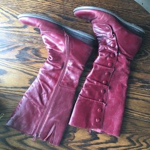 Miz Mooz Bloom Boots - Wine/Maroon - 8
